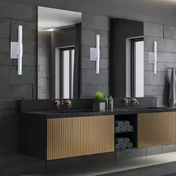 Настенный светильник Etc-shop, серебряный