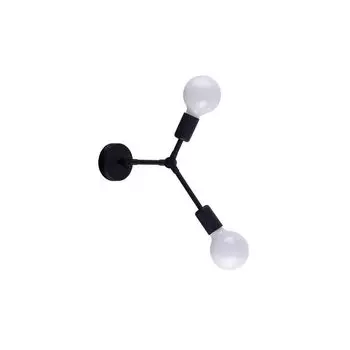 Настенный светильник Euluna 'Twig II' черного цвета из металла, черный