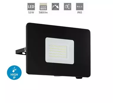 Настенный светильник FAEDO 3 черный светодиод Д:27см Ш:3,5см В:19см IP65 5000K EGLO