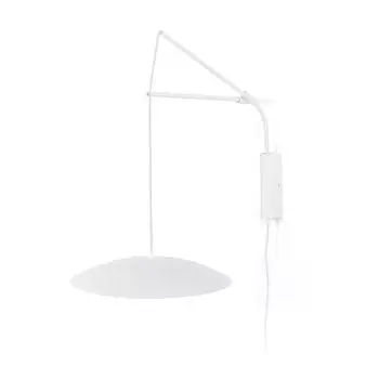 Настенный светильник Faro Slim, выдвижной, белый светодиод, 40 см