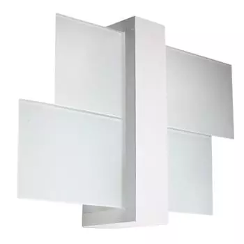 Настенный светильник FENIKS 1 белый 1xE27 60Вт дерево, стекло 30x12x43см Sollux Lighting