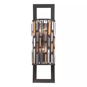 Настенный светильник Gemma, бронза и хрусталь, 20 см Elstead Lighting