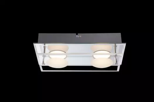 Настенный светильник Globo Alexia хром, 2xLED; 49228-2 Globo Lighting, серебро