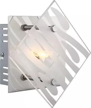 Настенный светильник Globo Carat хром, 1xG9; 48694-1 Globo Lighting, серебро