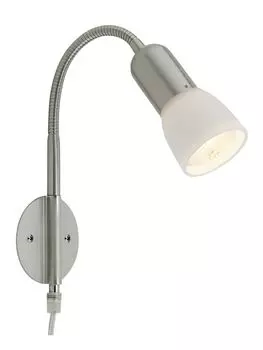 Настенный светильник Globo Cathy матовый никель, 1xE14; 5453-1Вт Globo Lighting, серебро