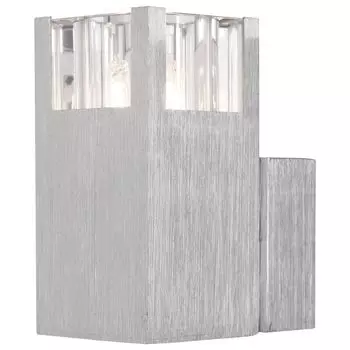 Настенный светильник Globo из алюминия, настенный светильник, прожектор, куб, квадрат, белый 56444-1 Globo Lighting, серебро