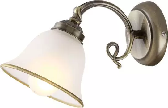 Настенный светильник Globo Odin состаренная латунь, 1xE27; 60208W Globo Lighting, золото