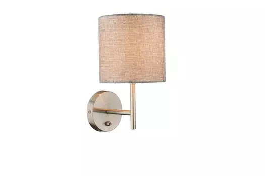 Настенный светильник Globo Paco матовый никель, 1xE14; 15185 Вт Globo Lighting, серебро