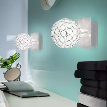 Настенный светильник Globo, серебряный