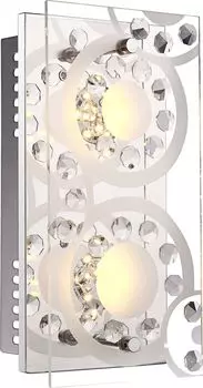 Настенный светильник Globo Tisoy 41690-2 Globo Lighting, серебро