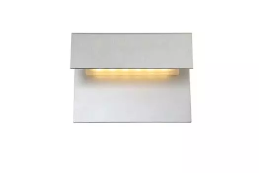 Настенный светильник Globo Wl из матового алюминия, внутренняя часть серебристого цвета, 1Xl 76010W Globo Lighting, серебро