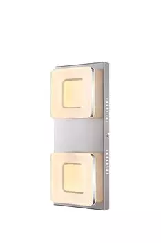 Настенный светильник Globo Wl, никель матовый, 2Xled 41109-2 Globo Lighting, серебро