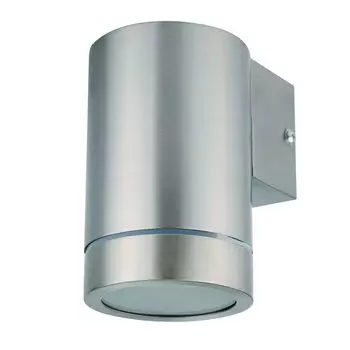 Настенный светильник Grafner из нержавеющей стали с направленным вниз светом, 1x GU10, IP44, снаружи и внутри, под стеной, наружный светильник, настенный светильник, уличный светильник для двора