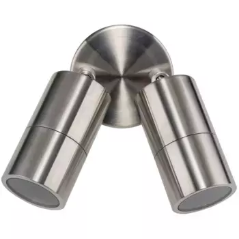 Настенный светильник Havit Lighting «TIVAH», 2 лампочки, лампа GU10 | без лампочек, цвет edelstahlfarben