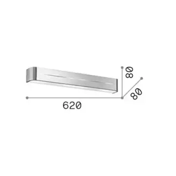 Настенный светильник IdealLux, белый