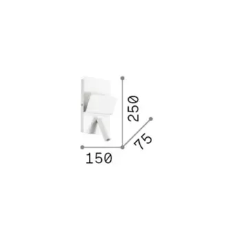 Настенный светильник IdealLux, черный