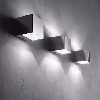 Настенный светильник IdealLux, серебряный