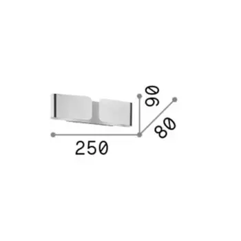 Настенный светильник IdealLux, золотой