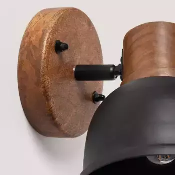 Настенный светильник ILUZZIA, черный