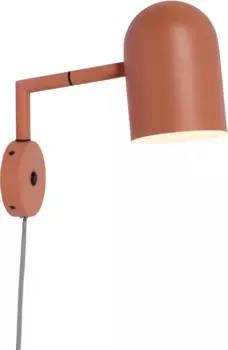 Настенный светильник it’s About RoMi "Марсель", 1 лампочка, лампа E27 | Сменный светодиод It's About RoMi 12,00 см, Высота: 38,00 см., цвет terrakotta