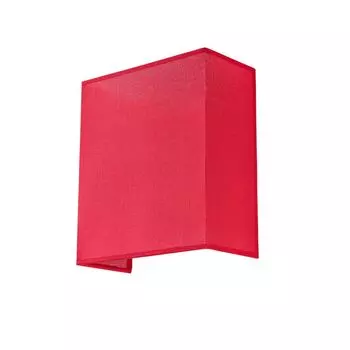 Настенный светильник из ткани красный квадрат E27 вверх вниз непрямого освещения ALICE бра спальня гостиная прихожая Licht-Erlebnisse