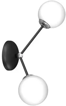 Настенный светильник Joy Black 2Xe14 Настенный светильник Milagro, белый