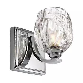 Настенный светильник Kalli, IP44, стекло и полированный хром, светодиод Elstead Lighting