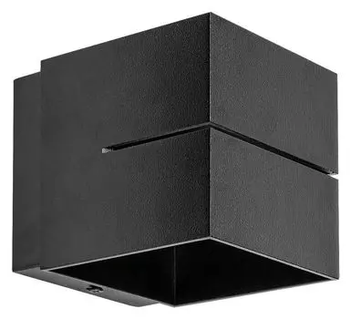 Настенный светильник Kaunas, черный G9 1x MAX 10 Вт Д: 12 см Ш: 9,6 см В: 9,6 см с регулируемой яркостью Rabalux