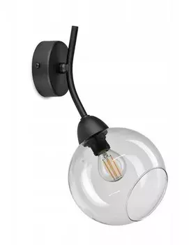 Настенный светильник Kiki Design Bergen I цвет schwarz/durchscheinend