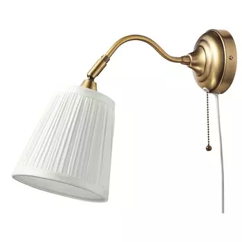 Настенный светильник, латунь/белый, RSTID IKEA