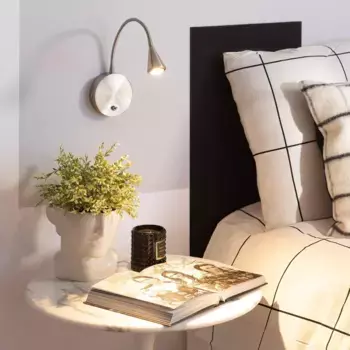 Настенный светильник LEDKIA, серебряный