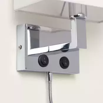 Настенный светильник LEDKIA, серебряный