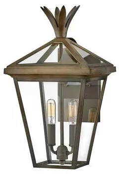 Настенный светильник Licht-Erlebnisse ALFIE цвет bronze antik/klar/transparent