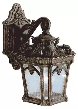 Настенный светильник Licht-Erlebnisse AMELIA цвет grau-braun antik