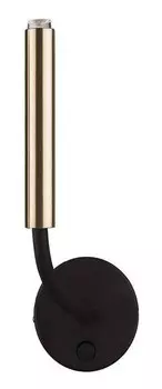 Настенный светильник Licht-Erlebnisse BRASS цвет schwarz/messing