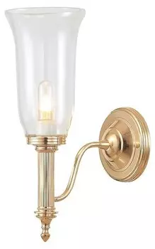 Настенный светильник Licht-Erlebnisse CARYL цвет rosgold/klar/transparent