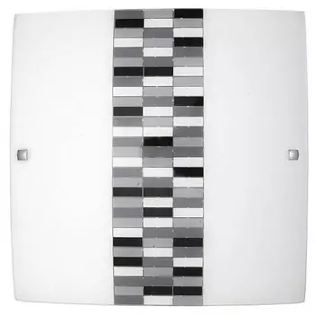 Настенный светильник Licht-Erlebnisse NEOTHEA цвет milchglas/schwarz/grau