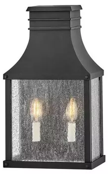 Настенный светильник Licht-Erlebnisse OTTILIE цвет schwarz antik/klar/transparent