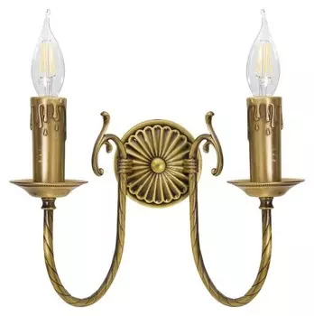 Настенный светильник Licht-Erlebnisse PETALO цвет bronze hell glnzend