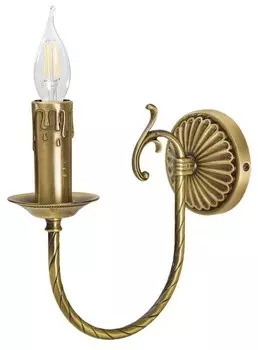 Настенный светильник Licht-Erlebnisse PETALO цвет bronze hell glnzend