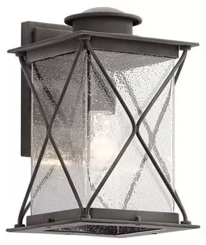 Настенный светильник Licht-Erlebnisse PLUVIA цвет zink verwittert/transparent