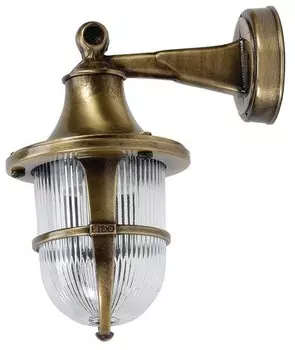 Настенный светильник Licht-Erlebnisse SANTORIN цвет messing antik/klar/transparent