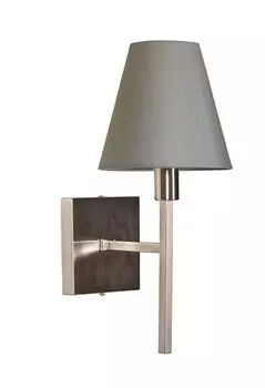 Настенный светильник Licht-Erlebnisse THOMASINA цвет nickel gebrstet/grau