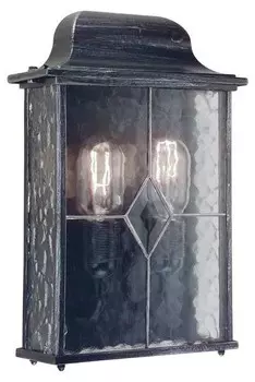 Настенный светильник Licht-Erlebnisse THOMPSON цвет schwarz mit silber-finish