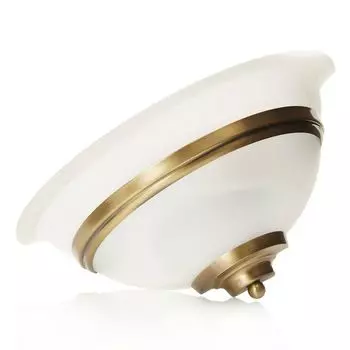 Настенный светильник Lindby для внутреннего освещения 'Irimia', бронза, стекло