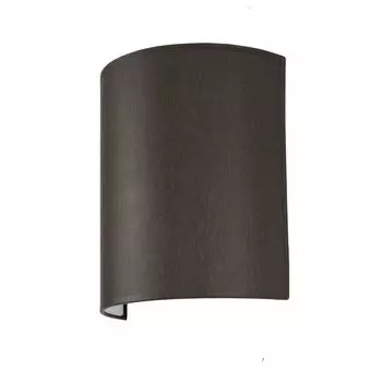 Настенный светильник Loft в современном стиле, коричневый тканевый абажур, 1x E27, макс. 60 Вт, 230 В, настенный светильник для внутреннего освещения, гостиная, спальня. Licht-Erlebnisse