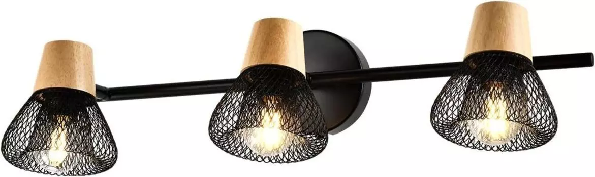 Настенный светильник LQWELL E14, светодиодный настенный светильник, настенное освещение для внутреннего освещения, настенный светильник в индустриальном стиле ретро, [класс энергопотребления E]