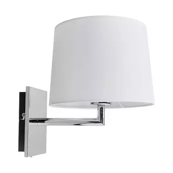 Настенный светильник Lucande белого цвета "Randy" из текстиля