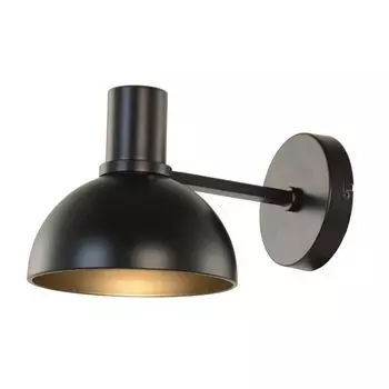 Настенный светильник Lucande 'Mostrid' черного цвета из металла