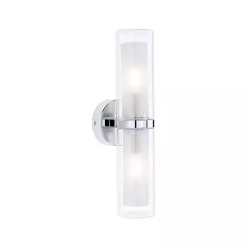 Настенный светильник Luena IP44 E14 230В макс. 2x20Вт с регулируемой яркостью хром, стекло Paulmann